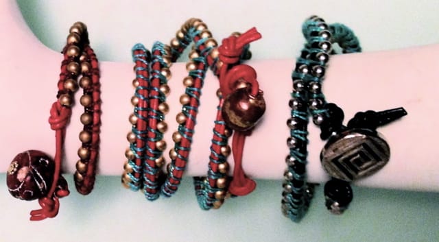 chain-leather-wrap